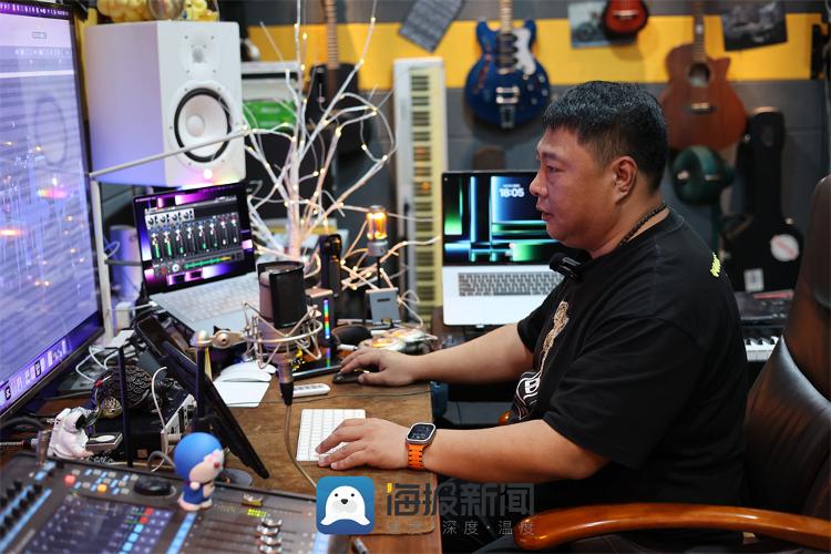 九游娱乐：日照人的一天⑤音乐制作人屈东：用音乐为人生带来更多的美好和感动_大众网