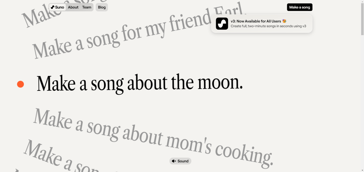 AI音乐狂热！几秒创作一首歌SunoAI与歌歌写歌哪个更贴合中国用户习惯？(图2)