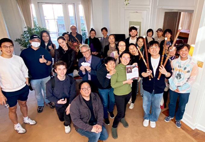 九游娱乐：刘笑然：以竹笛为桥在海外奏响中国民乐(图2)