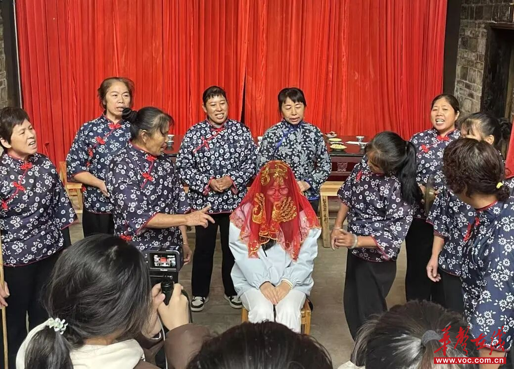 湘南幼专艺术设计学院音乐教育专业师生赴嘉禾开展伴嫁歌非遗考察(图3)