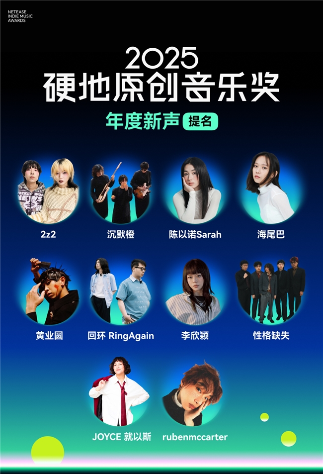 网易云音乐硬地音乐奖年度专辑提名发布Chace陳嫺靜裘德张震岳等入围(图4)